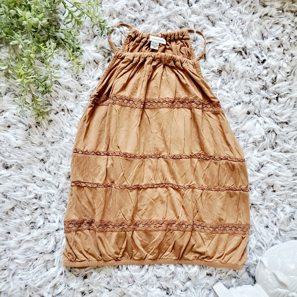 American Eagle Outfitters Tops - AMERICAN EAGLE Brown Cropped Tank Top